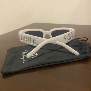 Bride White Sunglasses